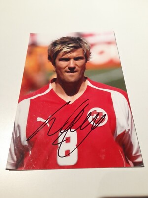 Signed Photo Raphael Wicky Switzerland NEW 
