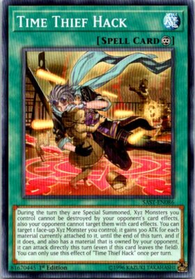 Time Thief Hack SAST-EN086 Yu-Gi-Oh! Card Light Play 1st Edition