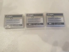 (3) Seagate DDS Cleaning Cartridges - Model STDMCL (2 NEW/1 UNSEALED)