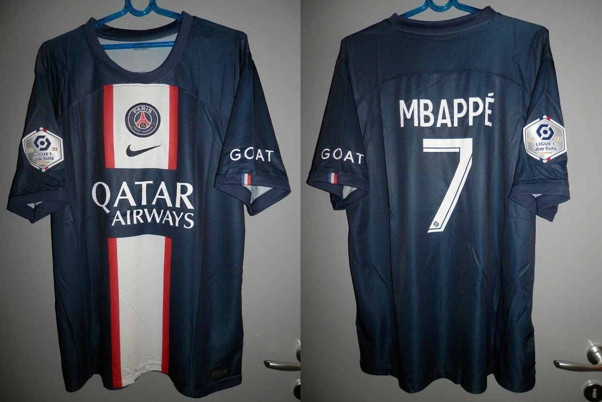 SHIRT PSG 2022-2023 MBAPPE #7 FRANCE JERSEY CAMISETA MAILLOT MONACO MAGLIA  XXL