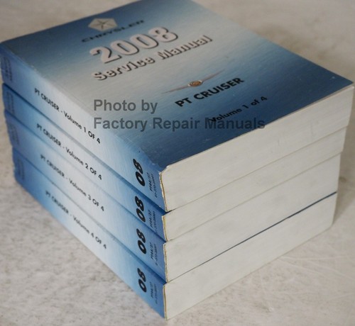 2008 Chrysler PT Cruiser Factory Service Manual Original Shop Repair 4 Vol Set - Picture 3 of 4