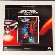 STAR TREK III SEARCH FOR SPOCK LASERDISC VIDEODISC WIDESCREEN 1991 PARAMOUNT