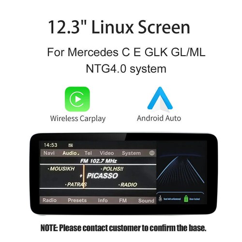 10.25''/12.3'' Car Linux Touch Screen Wireless Carplay Radio For Mercedes Benz - Picture 20 of 21