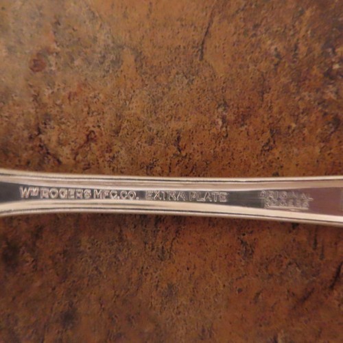 IS Juego Reflectante de 8 Cucharaditas Cuchara Wm Rogers De Colección Cubiertos Plateados Lote D - Imagen 4 de 5
