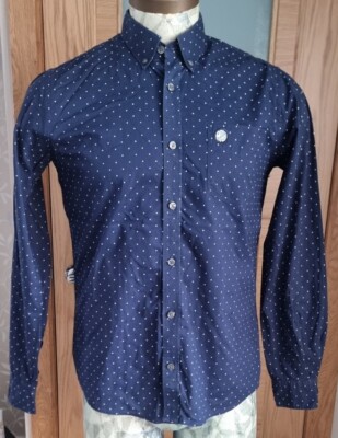 Men's Pretty Green Polka-dot Shirt Size Small (2) UK