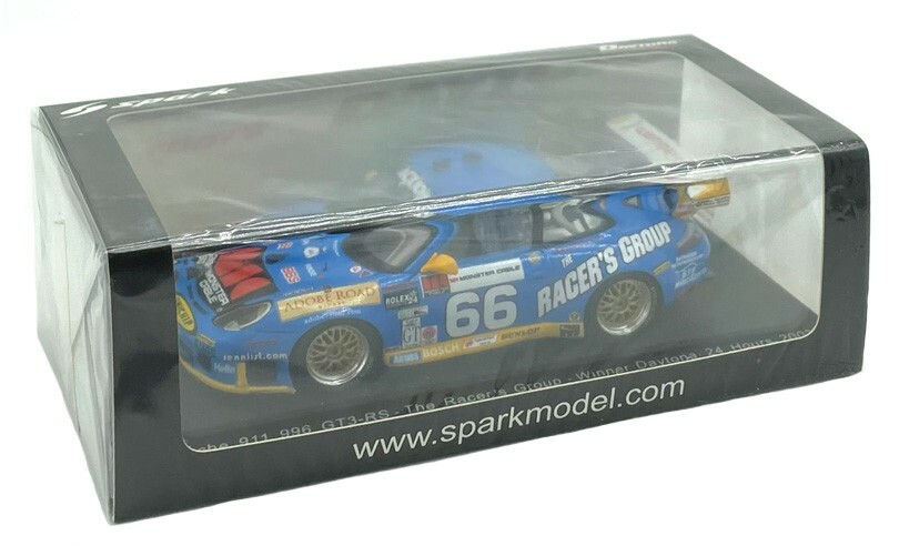 Spark Porsche 911 (996) Gt3 RS #66 Winner 24h Daytona 2003 Model