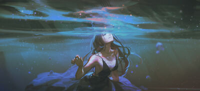 Anime girls original characters water alzi xiaomi Play Gaming Mat Desk