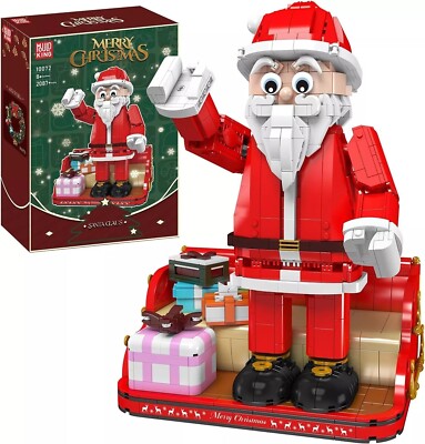 Mould King 10072 Christmas Toys Bausteine Holiday Advent Weihnachtsmann Puppen