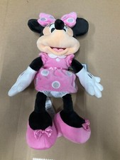 Minnie Mouse Plush Pink Dress Disney Brand