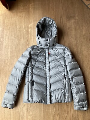 BOGNER FIRE ICE Damen Jacke Daunen silber Gr. 36 sehr gut