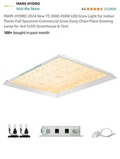 Mars Hydro TS 3000 450W LED Grow Light for Indoor Plants