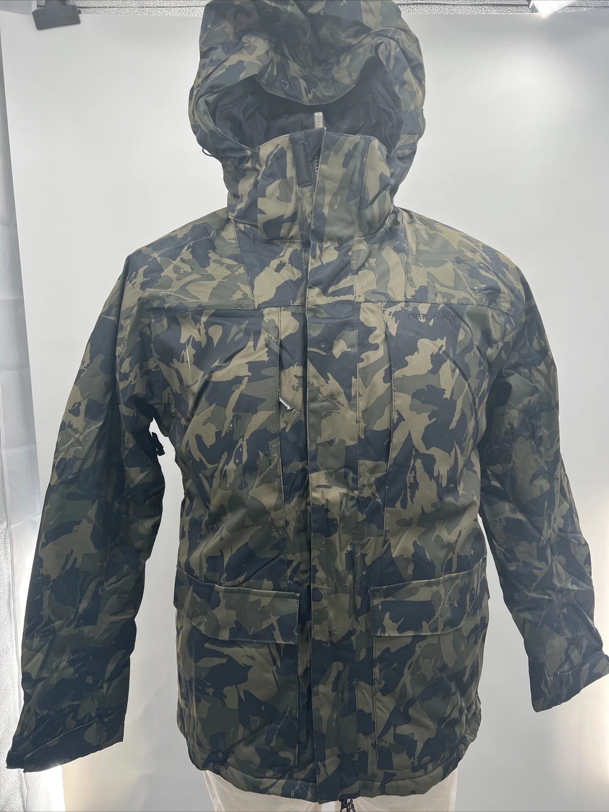 CNTRITON Men's Waterproof Ski Snowboard Warm Winter Insulated Camo Jacket Size L