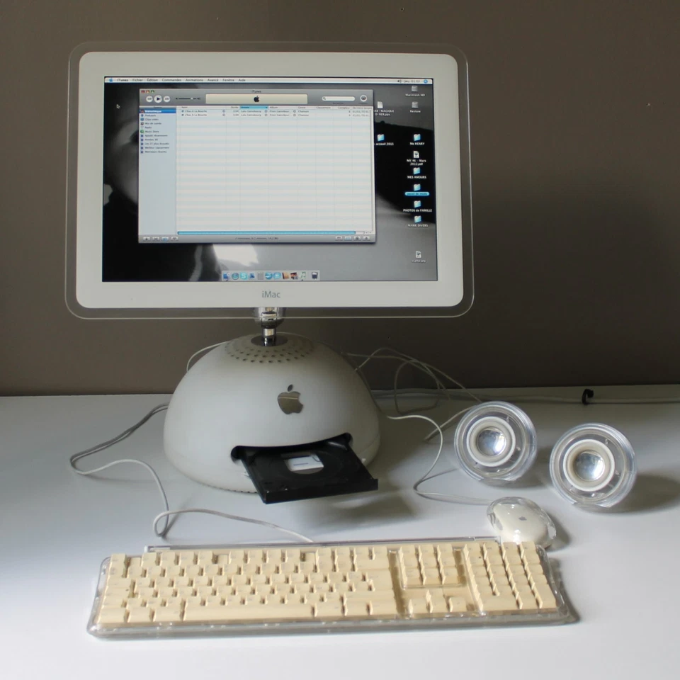 ORDINATEUR TOURNESOL iMAC G4 POWER PC BRAS ARTICULE (COLLECTOR) - Photo 3/4