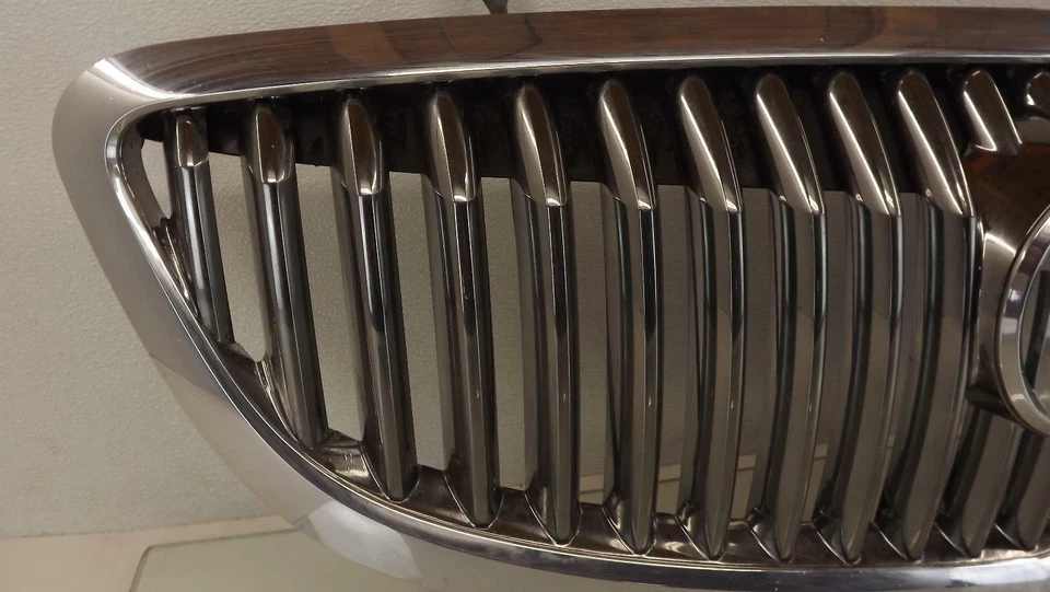 08-12 BUICK ENCLAVE Cromo Frontal Parrilla Superior Parrilla Cascada Emblema OEM Foto 4 de 4