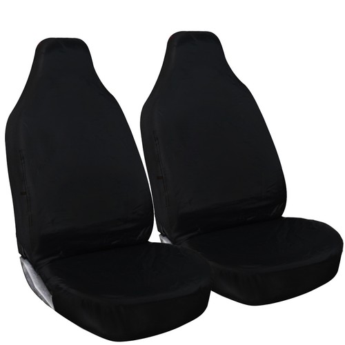 Shield Autocare © Black Heavy Duty 100% Waterproof Car Van Seat Covers 1+1