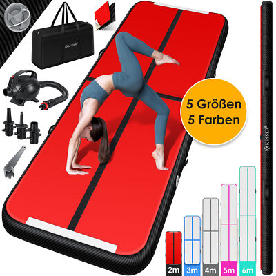 KESSER  Turnmatte Aufblasbar Air Track Matte Tumbling Gymnastikmatte mit Pumpe