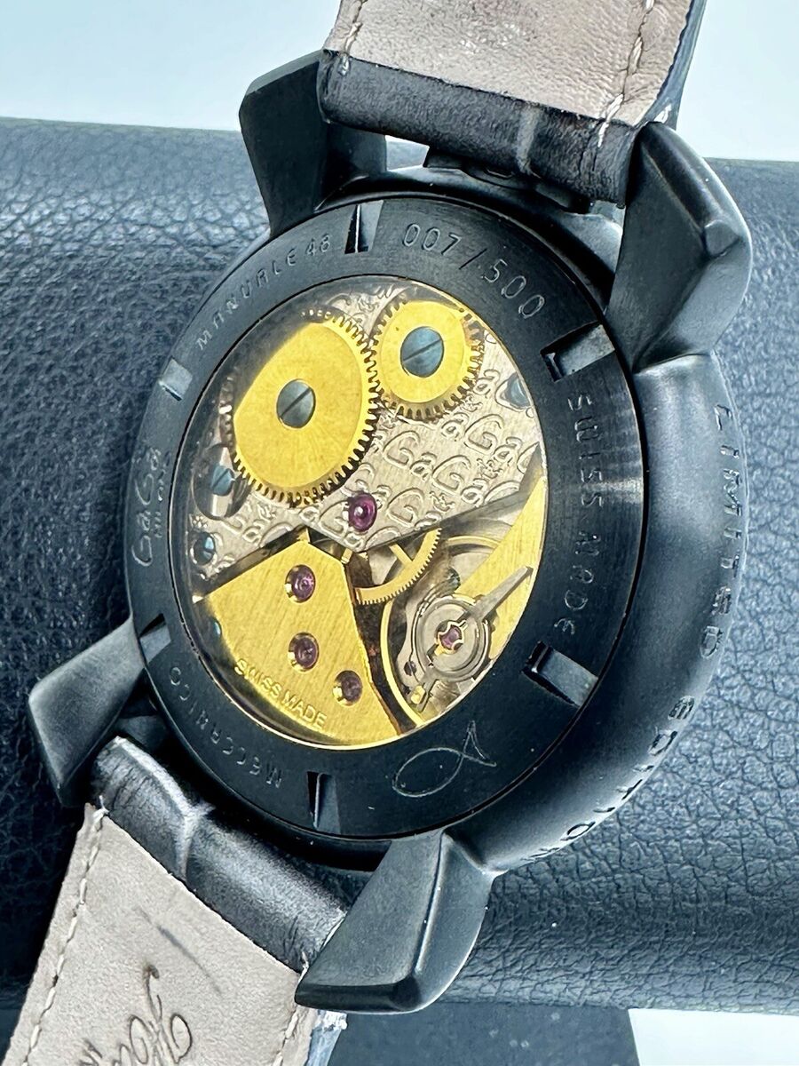 GaGa Milano Manuale 48 Limited Edition Carbon Fiber Swiss GaGa Milano Manuale 48 Limited Edition Carbon Fiber Swiss