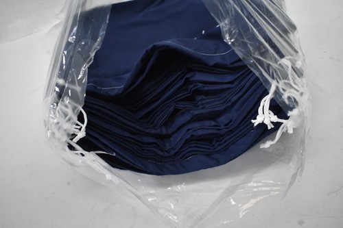 Lot of 50 Vineyard Vines Small Navy Blue Drawstring Dust Bags 13" x 9" Pouch - Picture 5 of 5