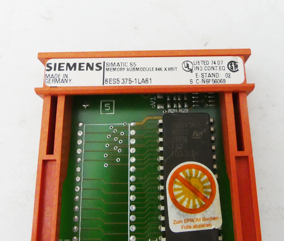 SIEMENS SIMATIC S5 6ES5375-1LA61 6ES5 375-1LA61 Vers. 02 -unused- - Bild 3 von 3