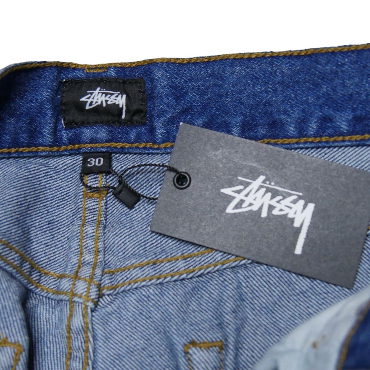 Stussy Big Ol Jeans NWT Dark Wash 30 X 28 Made In USA RARE Stussy Big Ol Jeans NWT Dark Wash 30 X 28 Made In USA RARE