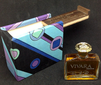 EMILIO PUCCI VIVARA Parfum Extrakt 7,5 ml 46 mm Voll BOX recht selten