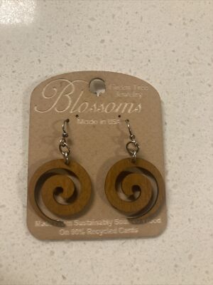 Green Tree Jewelry Blossoms Earrings