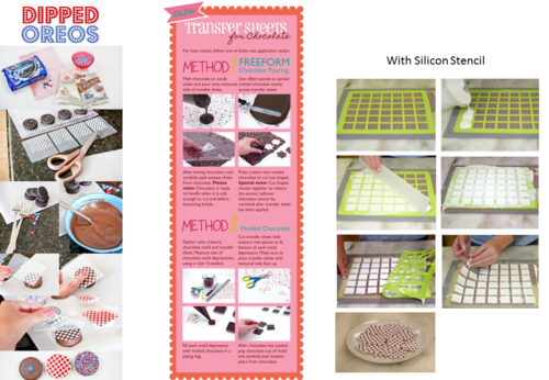 Chocolate Transfer Sheet (Balloon's) Edible for Decorations A4 Size - Picture 2 of 2