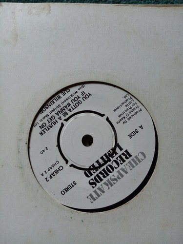 1980 SUE WILKINSON 7 ZOLL 45 YOU GOTTA BE A HUSTLER IF YOU WANNA GET ON - BILLIG 2