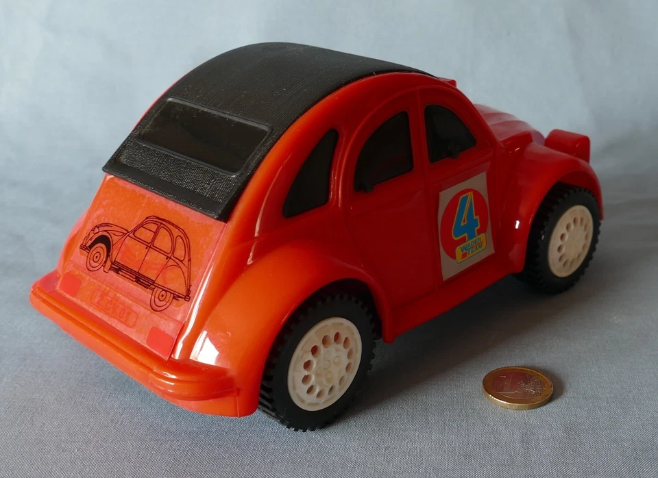 Joustra Pologne Wader : Citroën 2cv Caricature "Garage FE2PK" (Rouge) - Photo 2/4