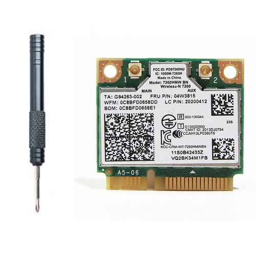 Adaptateur de Carte Réseau MINI Pci-E Bluetooth 4.0 Sans Fil à Bande WiFi - Zdjęcie 5 z 6