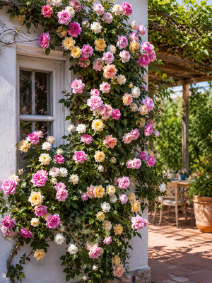 002324A Kletterrosen Olivia Mix bunte Rosen Climbing 20 Samen Rosensamen