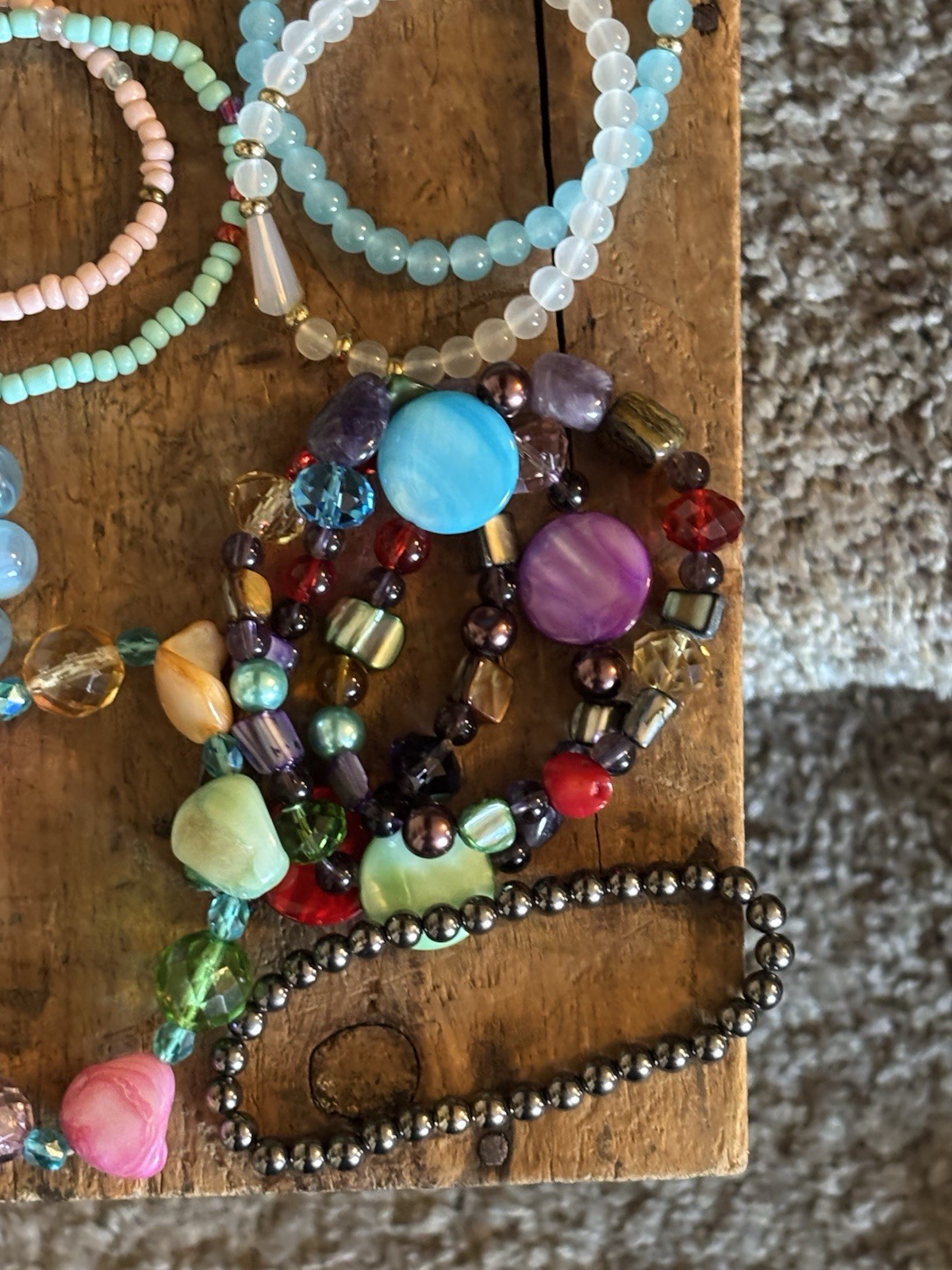 Stretchy Bracelets Large Bundle Various Colors - image 3