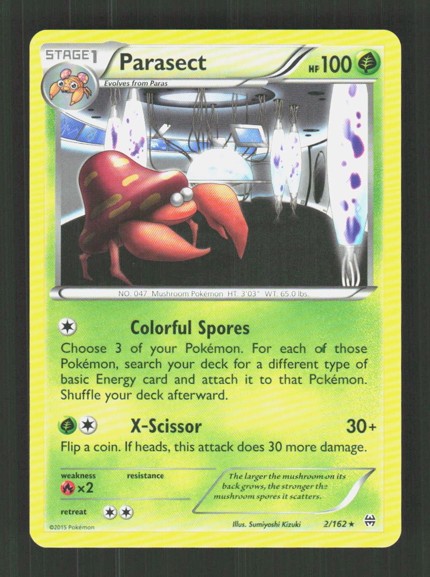 Parasect 2/162 XY - BREAKthrough Rare LP