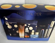 NEW❤ Estée Lauder Glowing All Out Gift Set Advanced Night Repair Serum Revitaliz