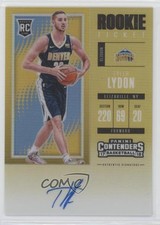 2017 Panini Contenders Premium Edition Gold Prizm 8/10 Tyler Lydon #124 Auto 0c2