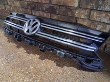 OEM Volkswagen Tiguan Front Lower Bumper Grille – 2008-2011, Genuine VW 5N0853677B9B9, Black Mesh