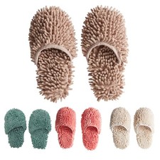 Floor Clean Slipper Microfiber Mopping Shoes Cleaning Tool Washable Mop Covers