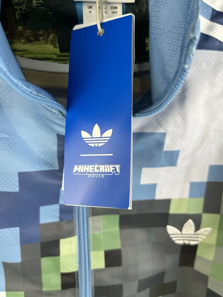 Adidas Originals x Minecraft трек Топ куртка мужской размер XS - XXL (JZ9921) новый с Ярлыками - Изображение 3 из 4