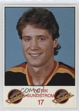 1986-87 Vancouver Canucks Team Issue Patrik Sundstrom #17 0q3