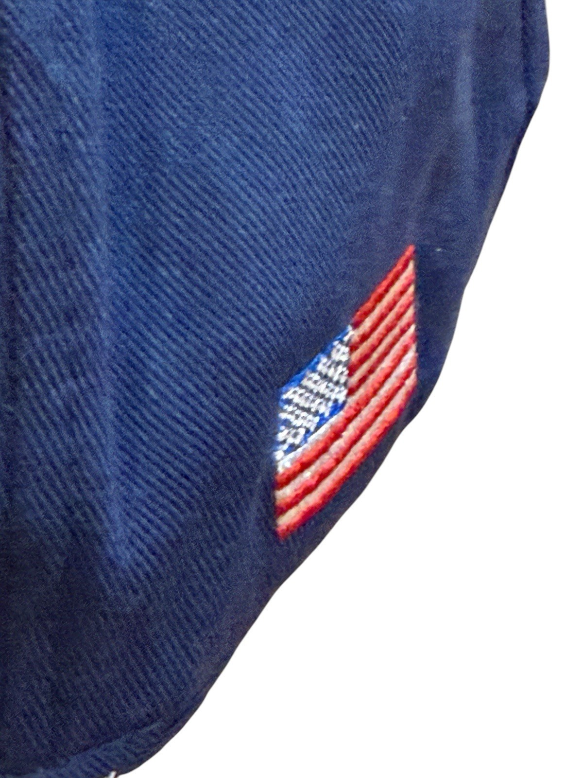 Baseball Cap Blue White Adjustable Strapback AIS … - image 2