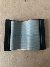 Vintage 50-Pin SCSI Internal Ribbon Cable Short 50 Pin IDC Female Connector