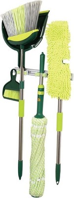 Broom & Mop Cleaning Set All-in-One Floor Cleaning Kit W/ Angled Broom & Dustpan