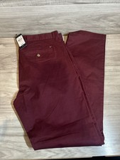 NWT Mens Tommy Hilfiger D2 The Flex Chino Cotton Flat Front Casual Pants Salmon