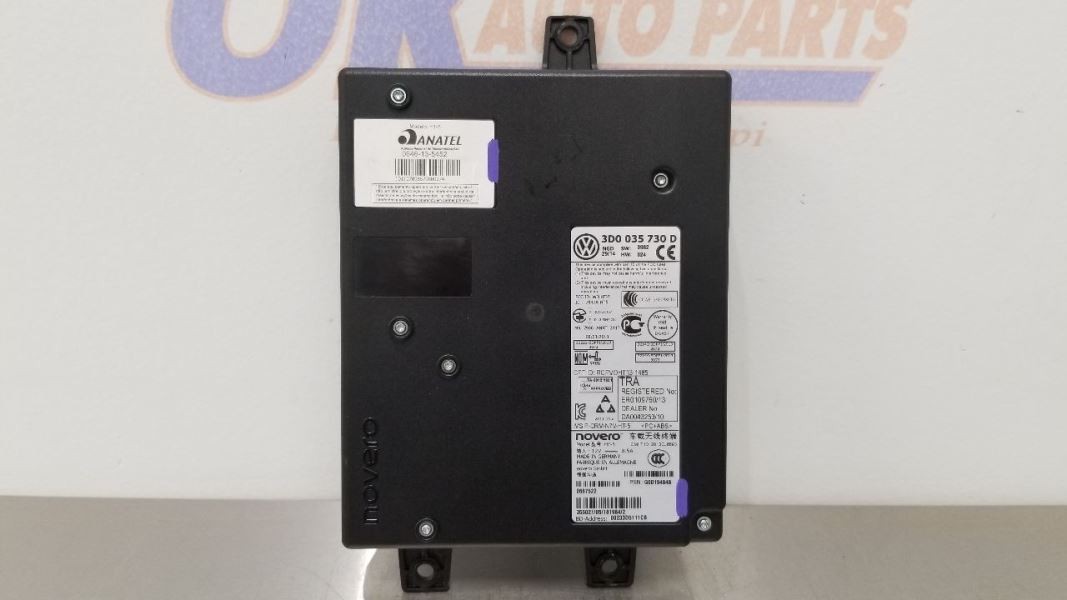 15 BENTLEY CONTINENTAL GTC BLUETOOTH TELEPHONE CONTROL MODULE 3D0035730D