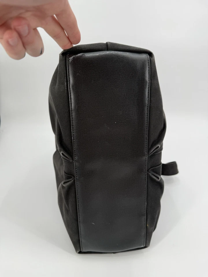 Dagne Dover Bag Canvas Tote Large Vida Organic Cotton Black Onyx - Image 4 of 4