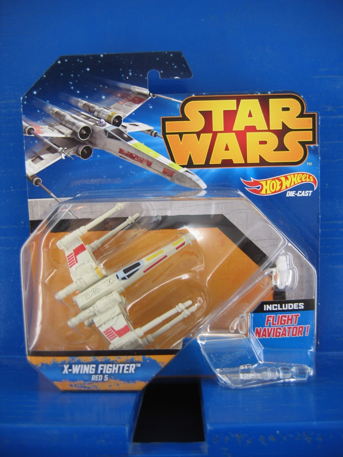 HOT WHEELS STAR WARS STARSHIPS X-WING FIGHTER RED 5