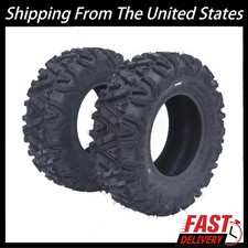 2PCS 24x9-11 ATV Tires 6Ply 24x9x11 UTV Tires 24 9 11 All Terrain Heavy Duty NEW