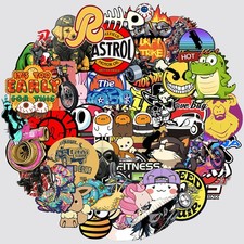 50 PCS Creative Stickers Vinyl Self-adhesive for Luggage Refrigerator and so on