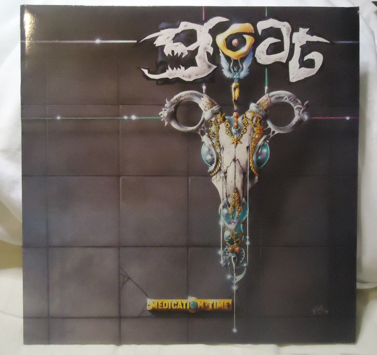 Vinyl LP 12"" Goat Medication Time 1991 England Beggars Banquet Bega 119 A1-B1 (J