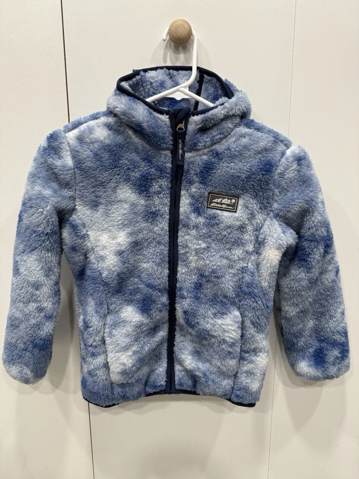 Eddie Bauer Kids Hooded Fleece Jacket Sz: S (5/6)